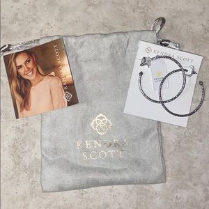 NWT Kendra Scott Hammered Hoops